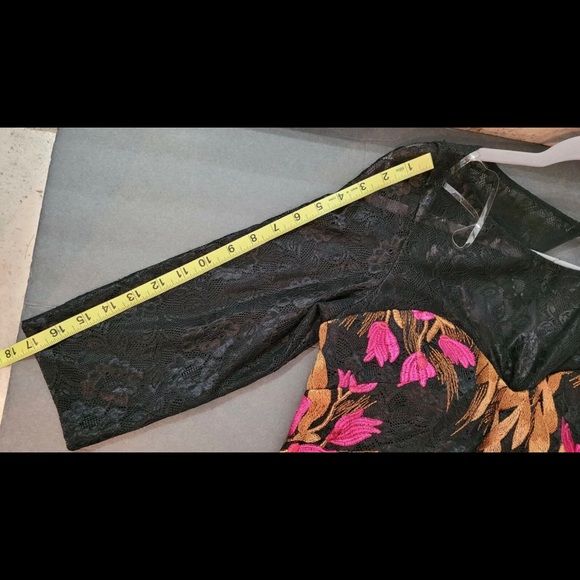 JS COLLECTION LACE MIDI DRESS SIZE 14 NEW - Picture 7 of 8